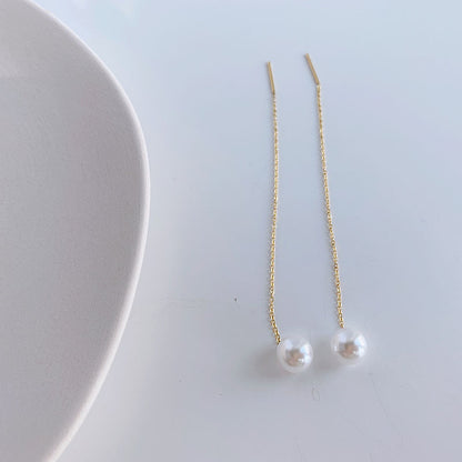 Pearl Sui Dhaga Earrings