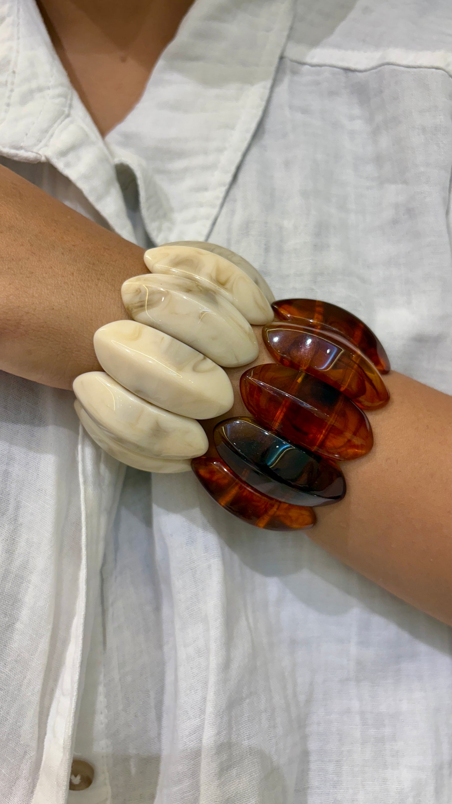 Bend and Blend Resin Flexible Bracelet