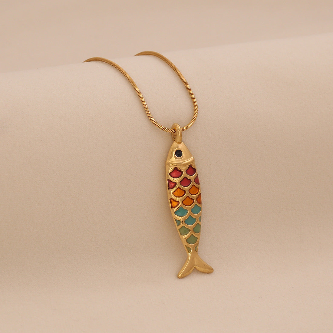 Fish Pendant Necklace