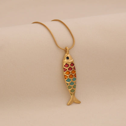 Fish Pendant Necklace