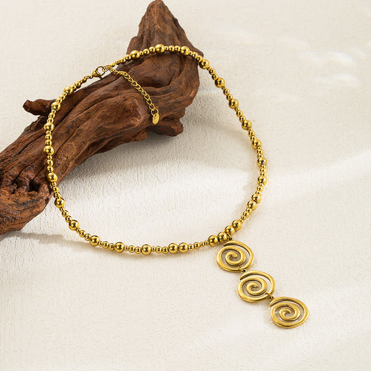 Swirls necklace