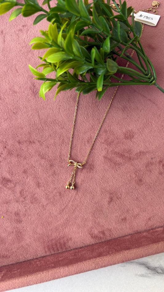 Dangling Bow Neckchain