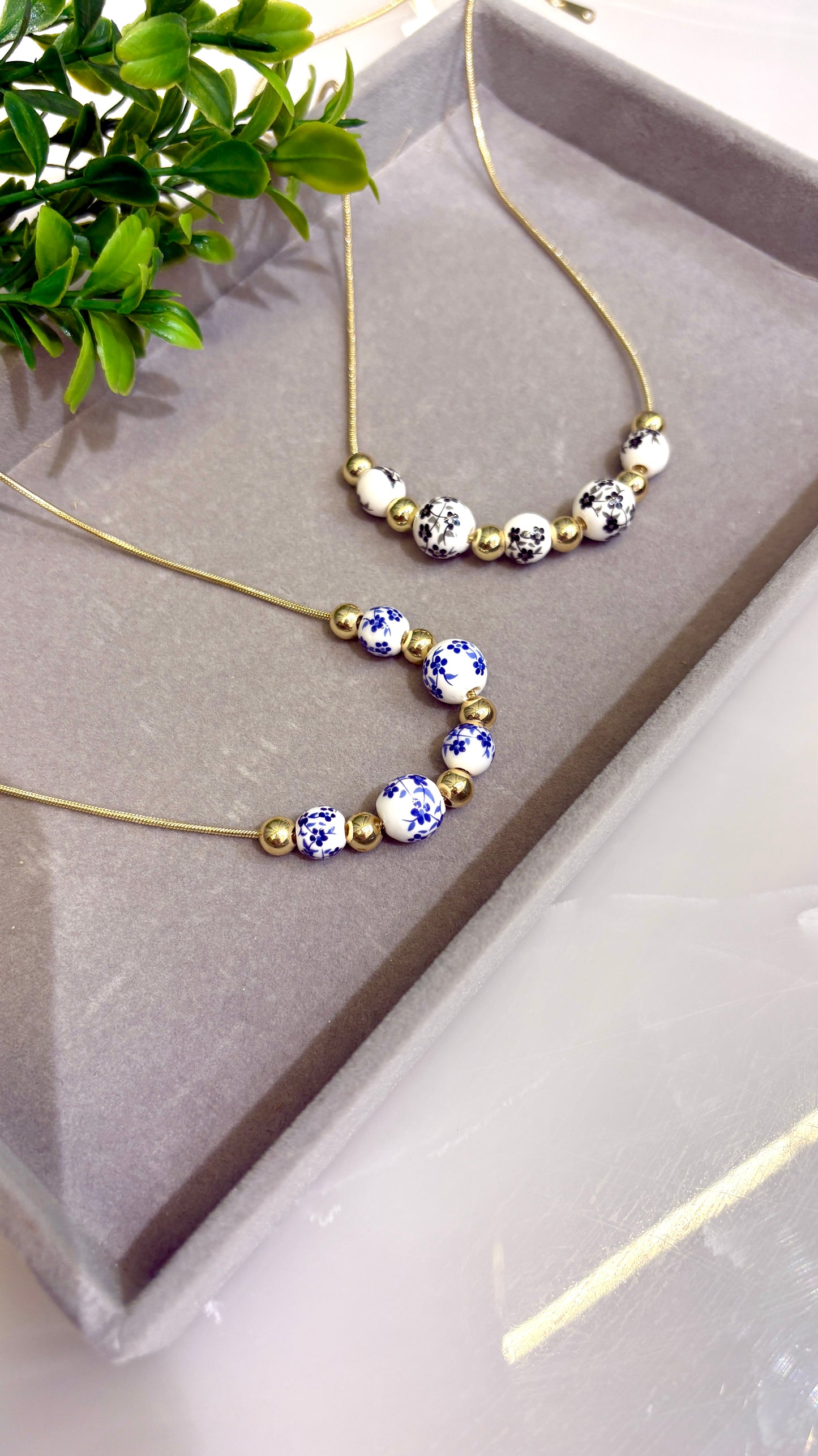 Bohemian Enamel Beads Chain