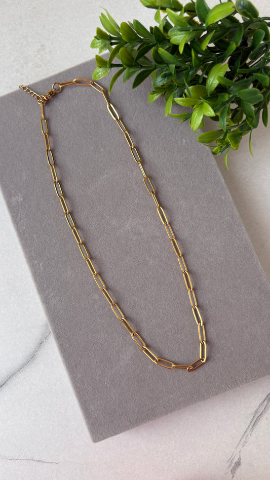 Paper Clip Necklace Chain