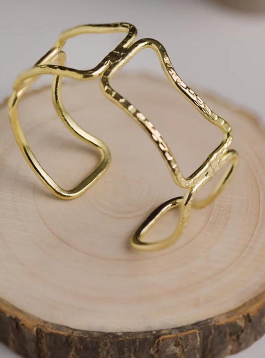 Brass Link Adjustable Bracelet