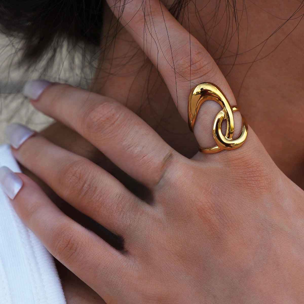 Oval Adjustable Ring