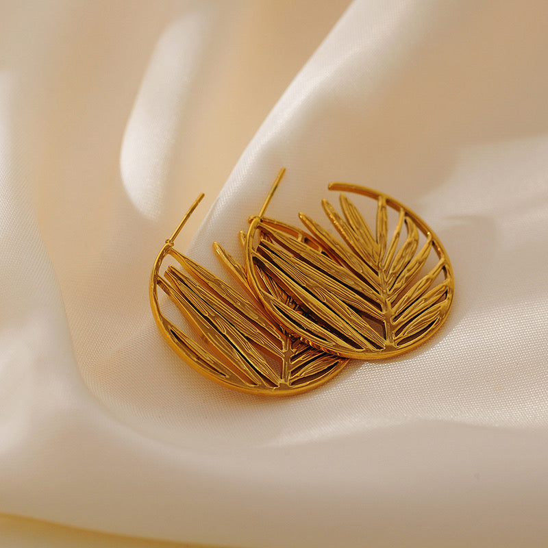 Flat Leaf Hoops