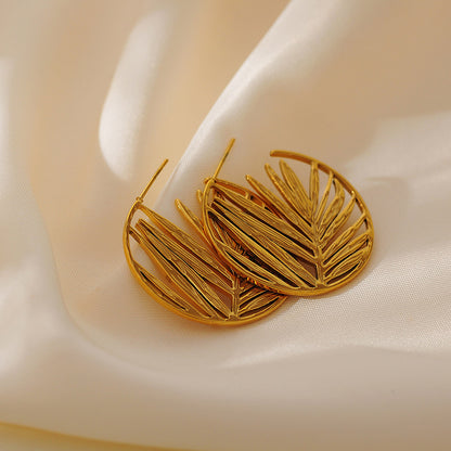 Flat Leaf Hoops