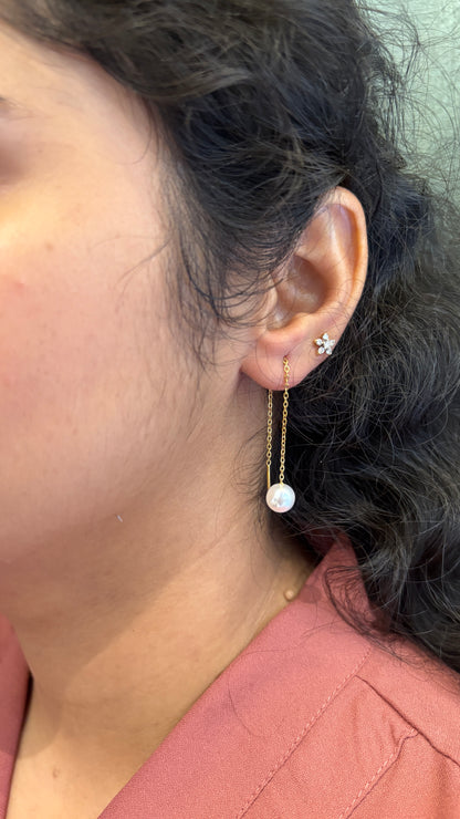 Pearl Sui Dhaga Earrings