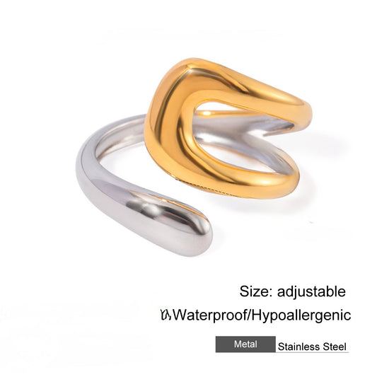 Dual color Adjustable Ring
