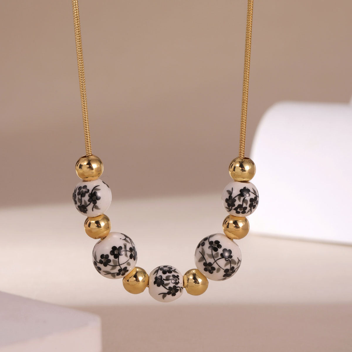 Bohemian Enamel Beads Chain