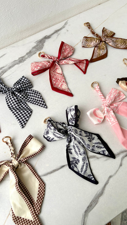 Satin Bow Bag Charms