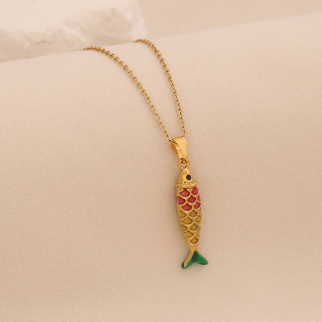 Fish Pendant Necklace