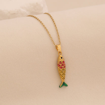 Fish Pendant Necklace