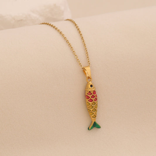 Fish Pendant Necklace
