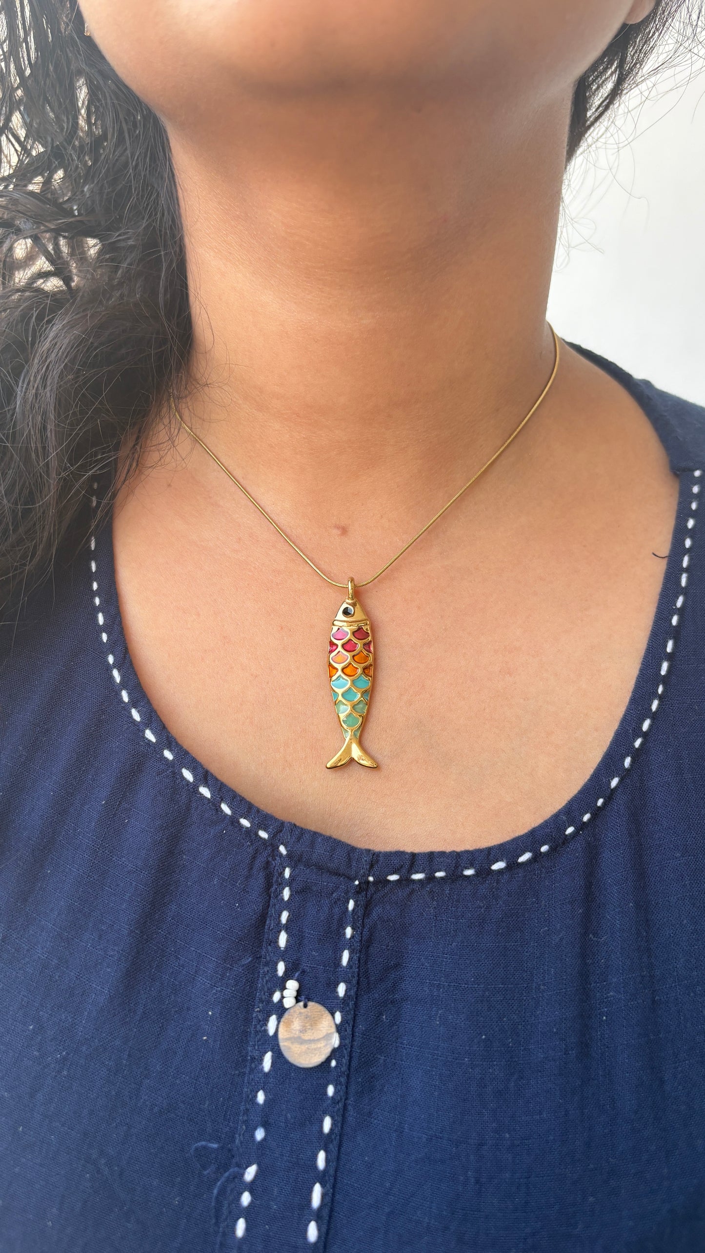 Fish Pendant Necklace