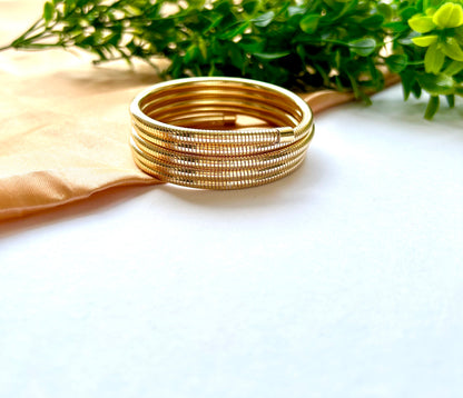 Coil Cuff Bracelet