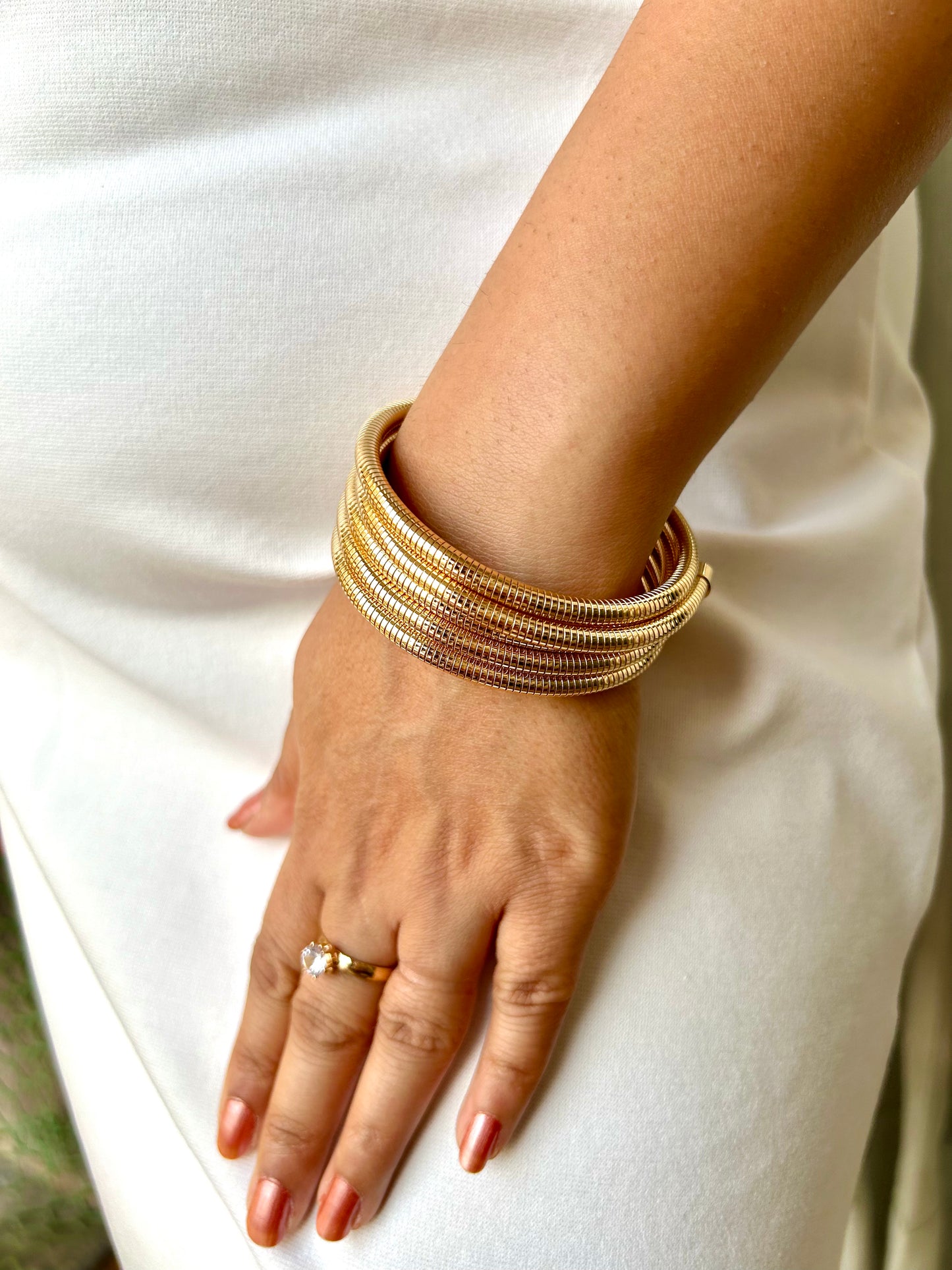 Coil Cuff Bracelet