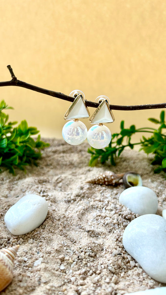 Rainbow Pearl Earrings