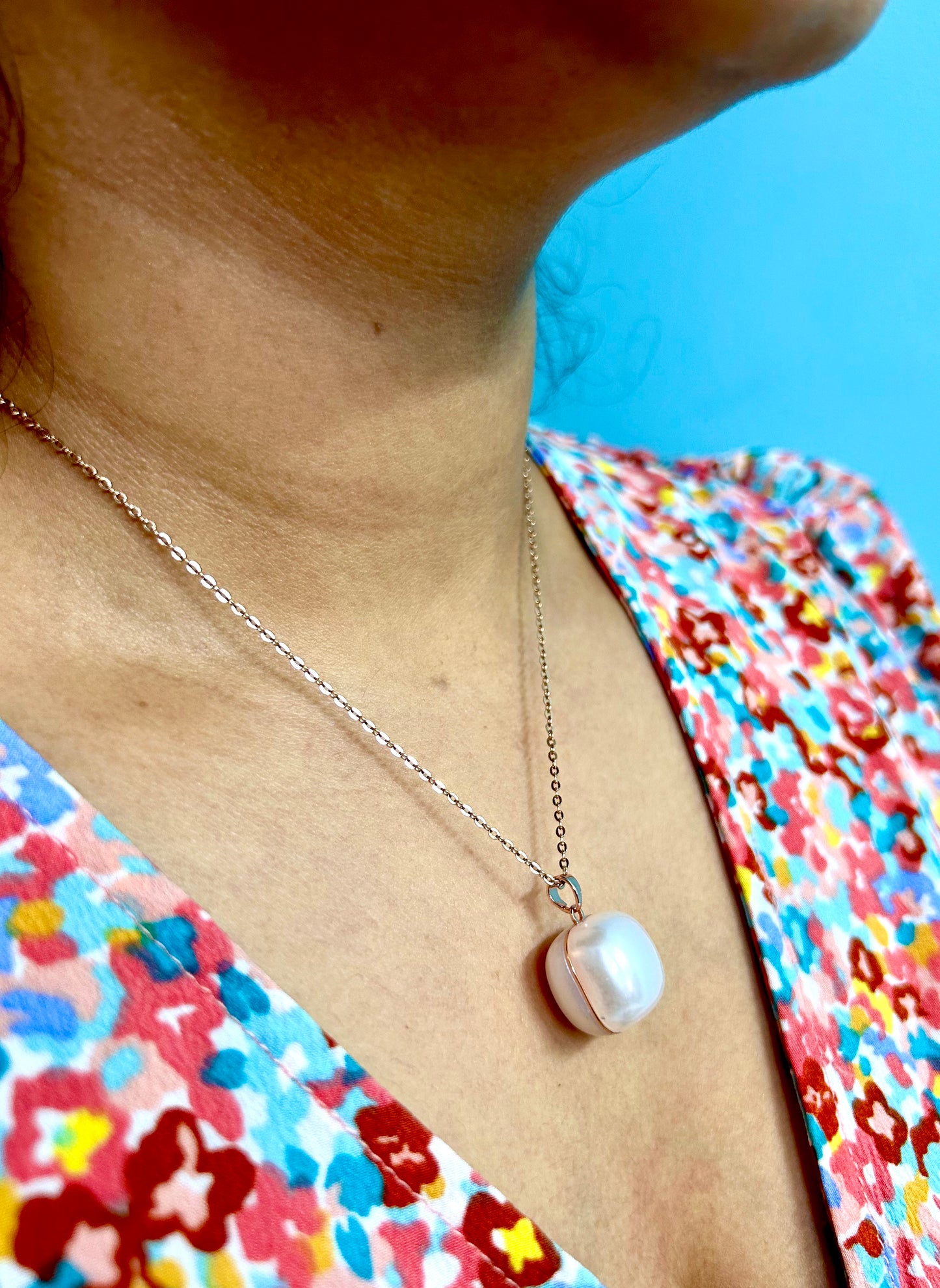 Pearl Cushion Necklace